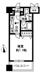 レジディア四谷三丁目の物件間取画像